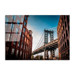 Wallity Pintura decorativa de vidrio templado UV-042 Multicolor 70 x 100 cm